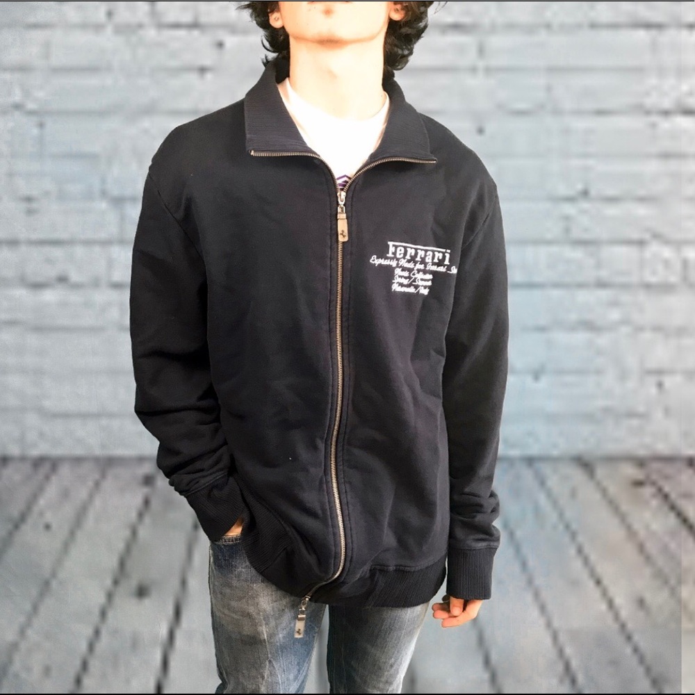 Authentic Italian Ferrari Zip-Up Jacket - Picture 5 of 8